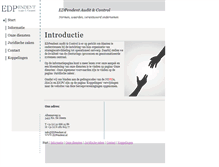 Tablet Screenshot of edpendent.nl